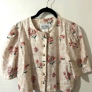 Miss Dorby - Vintage Floral Button-Up